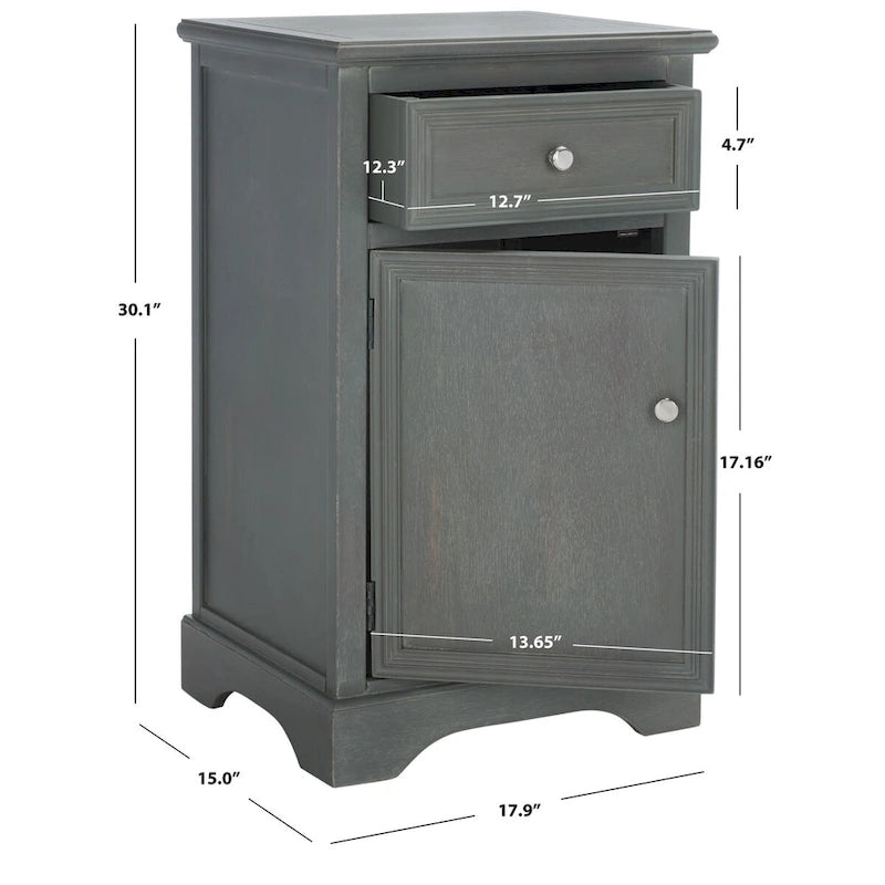 SAFAVIEH Nealie Beistelltisch – 17.9 x 15 x 30.1 – 18Wx15Dx30H