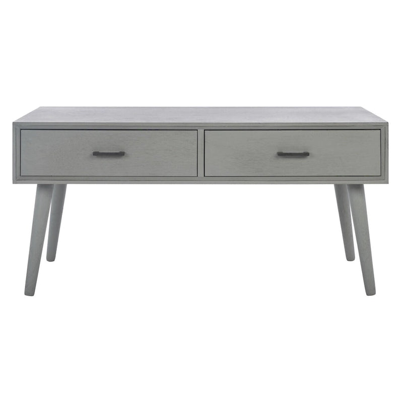 SAFAVIEH Sister Couchtisch mit 2 Schubladen im Mid-Century-Stil – 96 cm B x 48 cm L x 45 cm H – 97 B x 48 T x 46 H