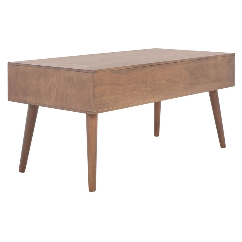 SAFAVIEH Sister Couchtisch mit 2 Schubladen im Mid-Century-Stil – 96 cm B x 48 cm L x 45 cm H – 97 B x 48 T x 46 H