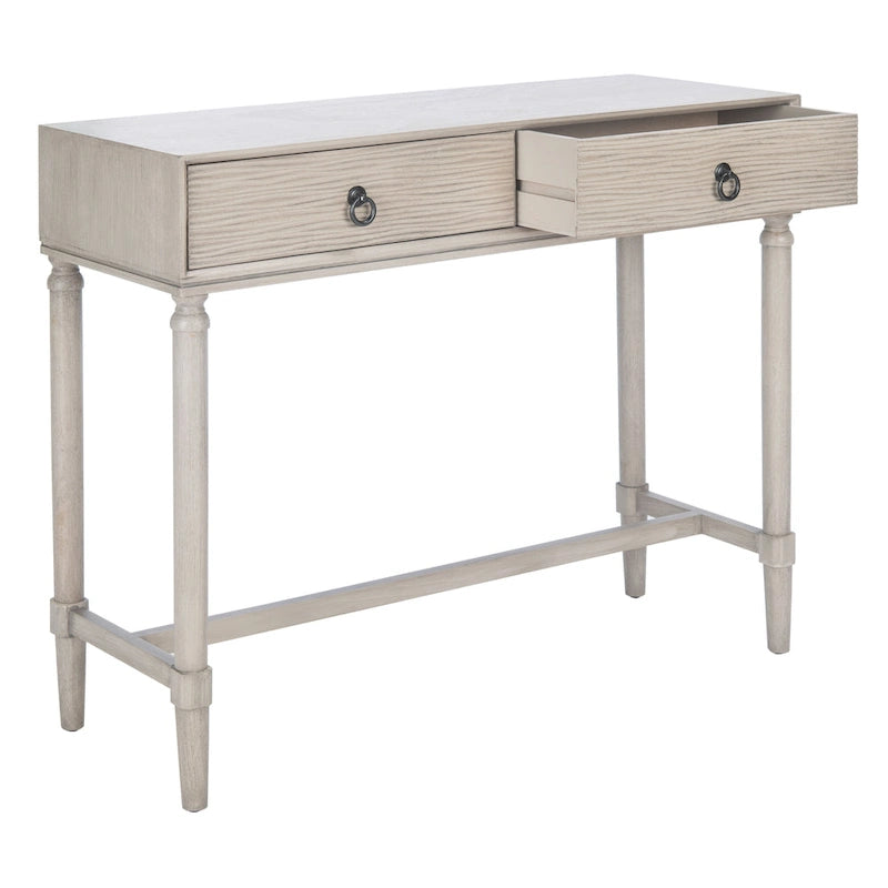 SAFAVIEH Barbra Konsolentisch mit 2 Schubladen – 35,5 B x 13 T x 29,5 H – 36 B x 13 T x 30 H