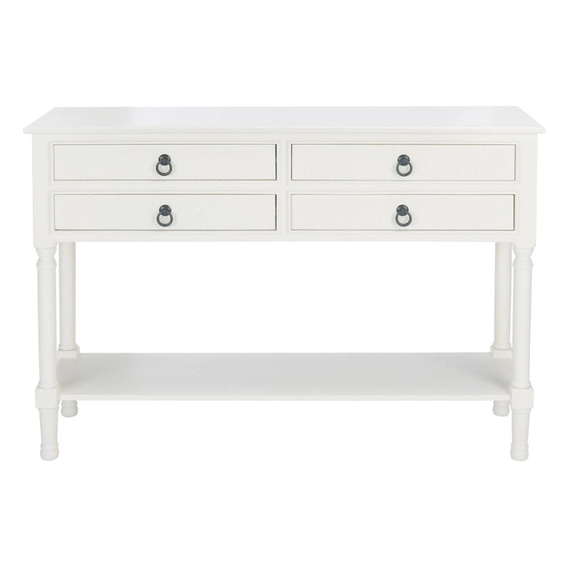 SAFAVIEH Artelia Konsolentisch mit 4 Schubladen – 107 cm B x 33 cm T x 75 cm H – 107 B x 33 T x 76 H