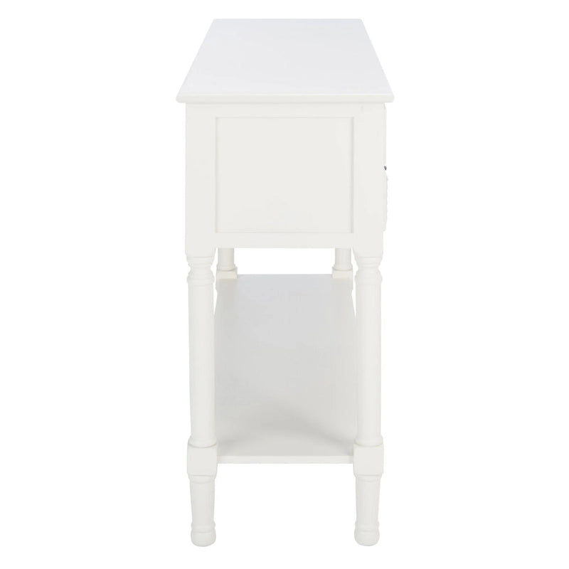 SAFAVIEH Artelia Konsolentisch mit 4 Schubladen – 107 cm B x 33 cm T x 75 cm H – 107 B x 33 T x 76 H