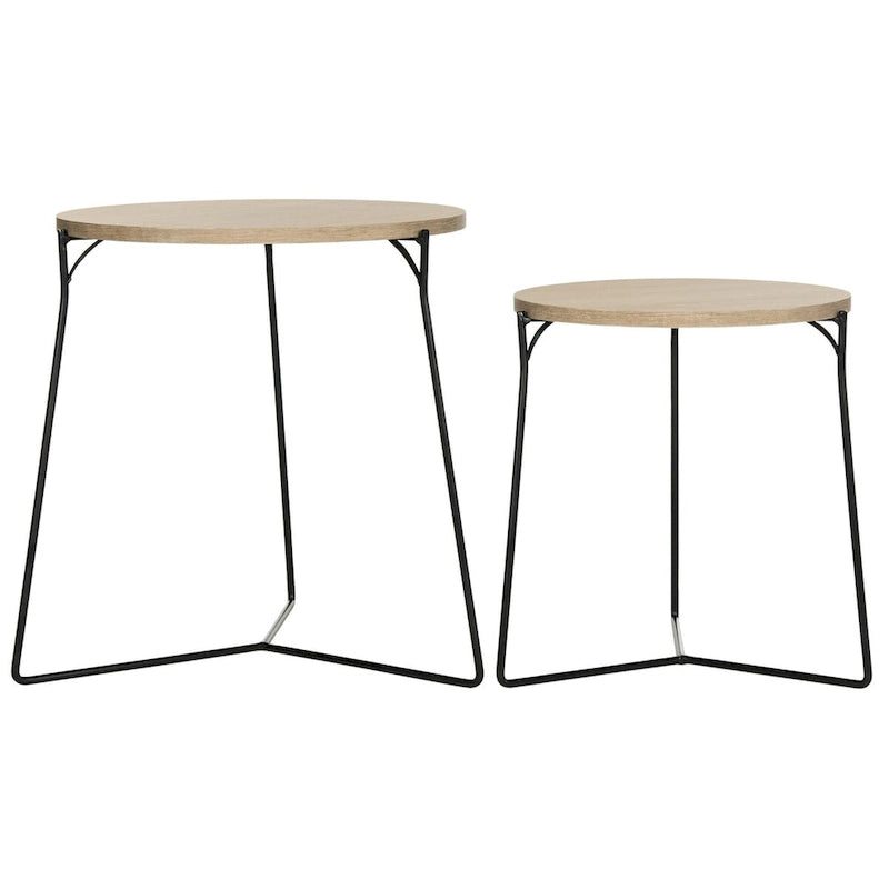 SAFAVIEH Marleen Mid-Century stapelbarer Beistelltisch – 48B x 48T x 53H cm