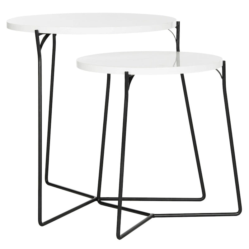 SAFAVIEH Marleen Mid-Century stapelbarer Beistelltisch – 48B x 48T x 53H cm