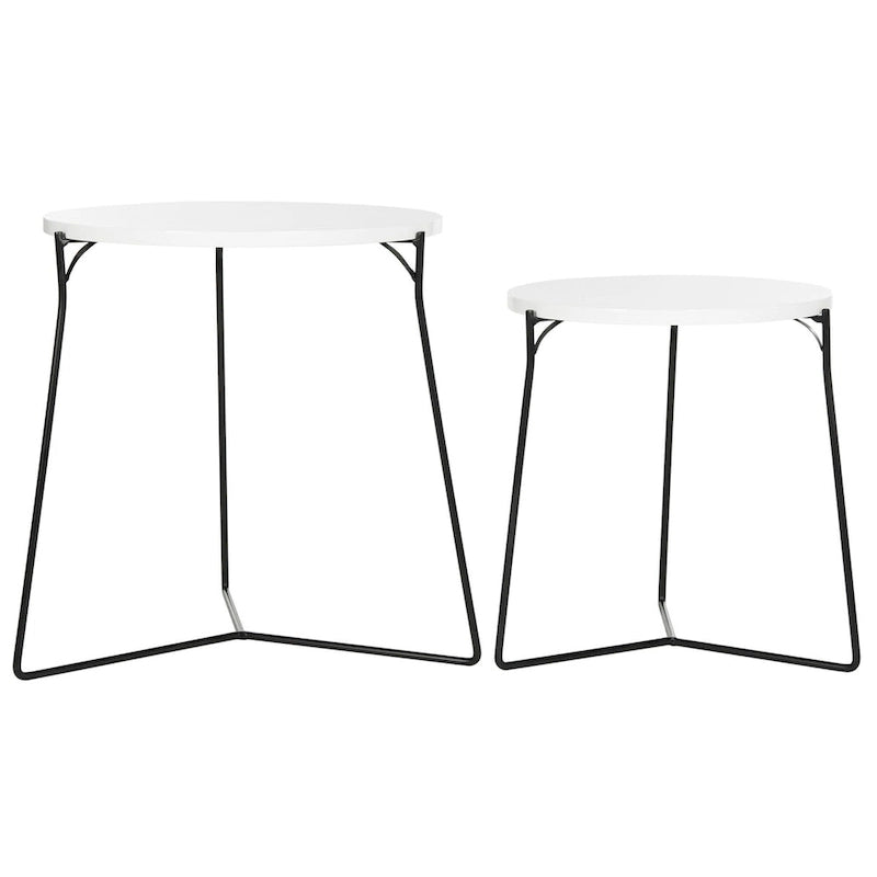 SAFAVIEH Marleen Mid-Century stapelbarer Beistelltisch – 48B x 48T x 53H cm