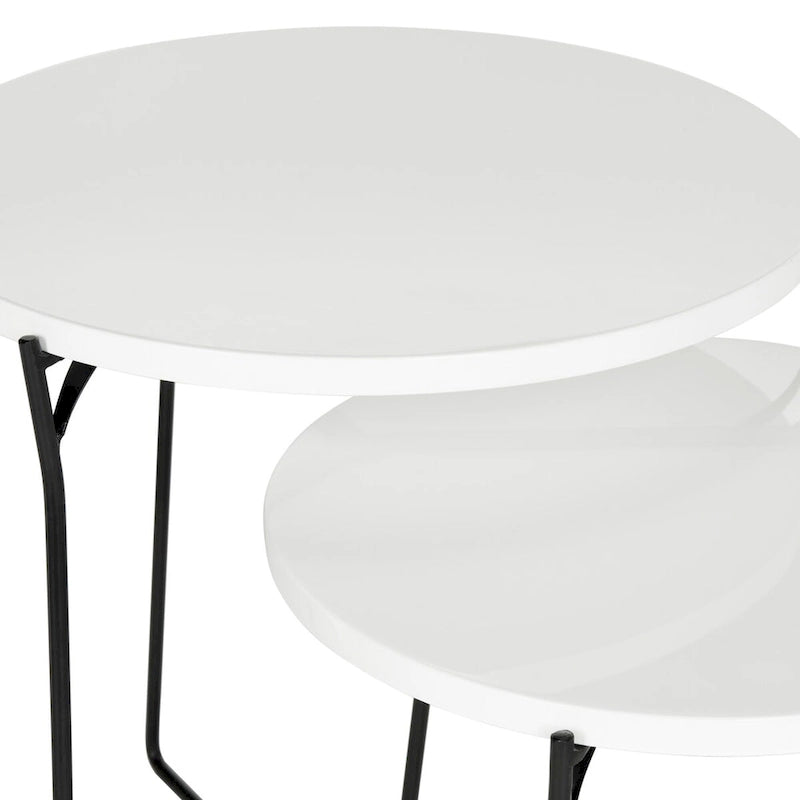 SAFAVIEH Marleen Mid-Century stapelbarer Beistelltisch – 48B x 48T x 53H cm