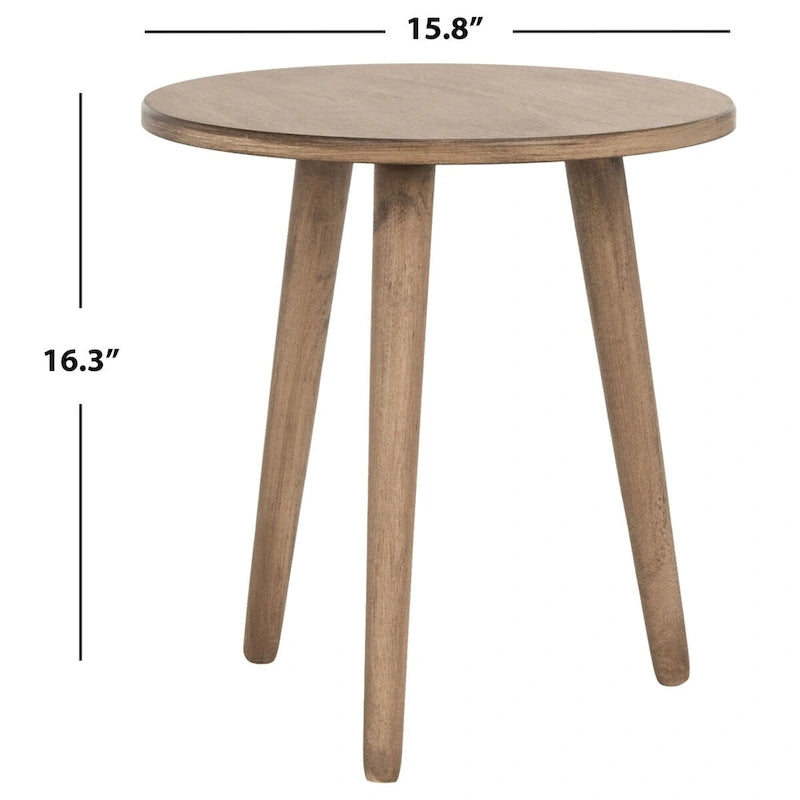 SAFAVIEH Hildetraud runder Beistelltisch – 40B x 40T x 40H cm