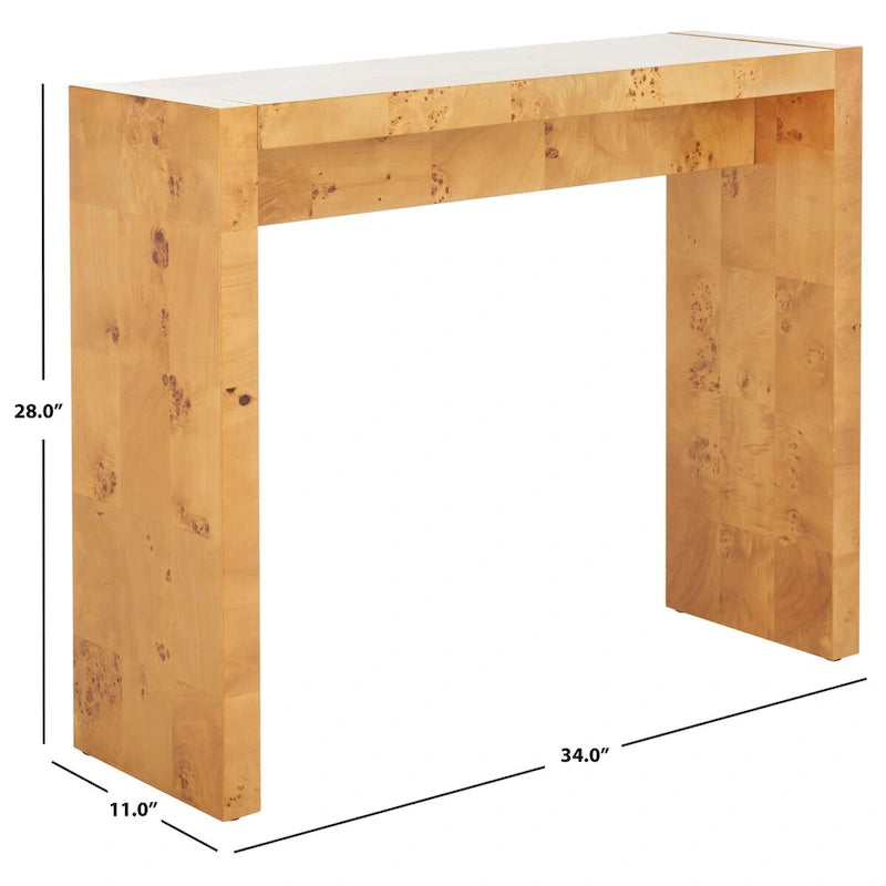 SAFAVIEH Elissaveta Konsolentisch - 34 B x 11 T x 28 H - 34Bx11Tx28H