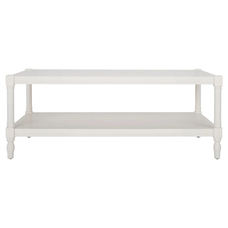 SAFAVIEH Eudora Couchtisch Weiß - 47.2 x 23.6 x 18.9 - 47B x 24T x 19H