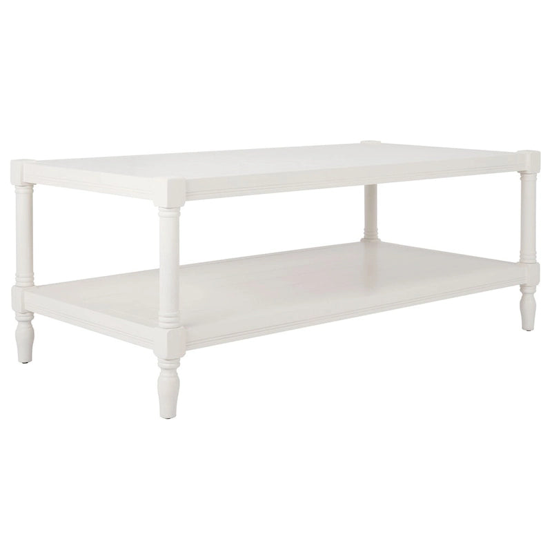 SAFAVIEH Eudora Couchtisch Weiß - 47.2 x 23.6 x 18.9 - 47B x 24T x 19H