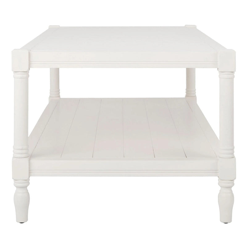 SAFAVIEH Eudora Couchtisch Weiß - 47.2 x 23.6 x 18.9 - 47B x 24T x 19H