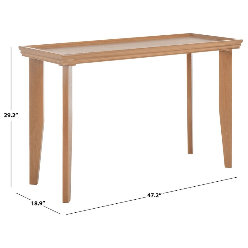 SAFAVIEH Hledis Konsolentisch – 119,38B x 48,26T x 73,66H cm