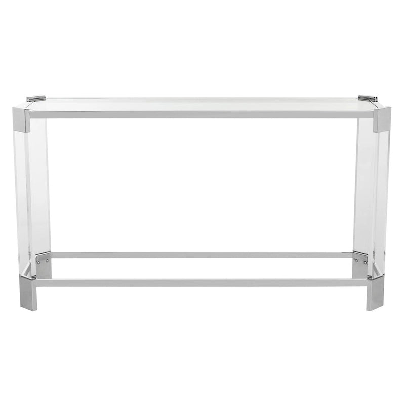 SAFAVIEH Couture Orveig Acryl-Konsolentisch – 52 B x 15 T x 29 H – 52Bx15Tx29H