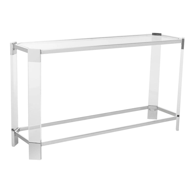 SAFAVIEH Couture Orveig Acryl-Konsolentisch – 52 B x 15 T x 29 H – 52Bx15Tx29H