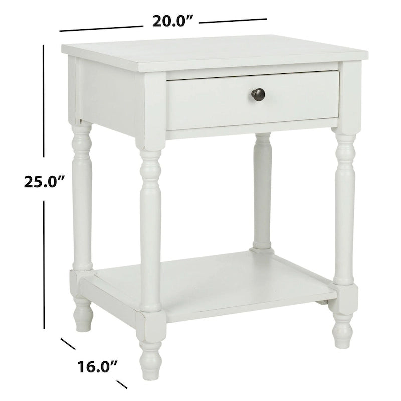 SAFAVIEH Wendel Beistelltisch – 20 x 16 x 25 – 20B x 16T x 25H