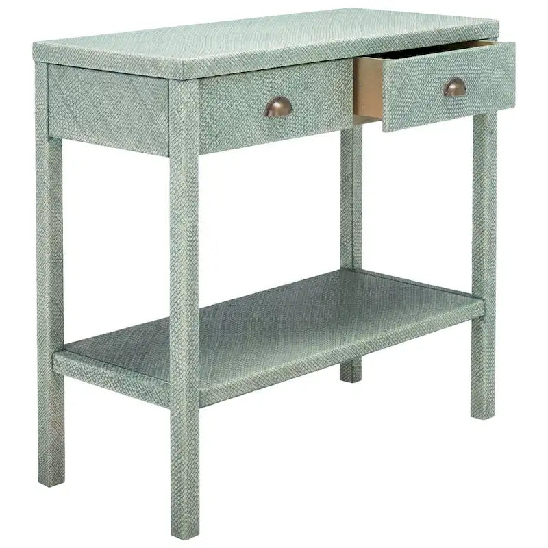 SAFAVIEH Francisca Konsolentisch mit 2 Schubladen und 1 Ablage – 31 B x 14 L x 30 H – 31Wx14Tx30H