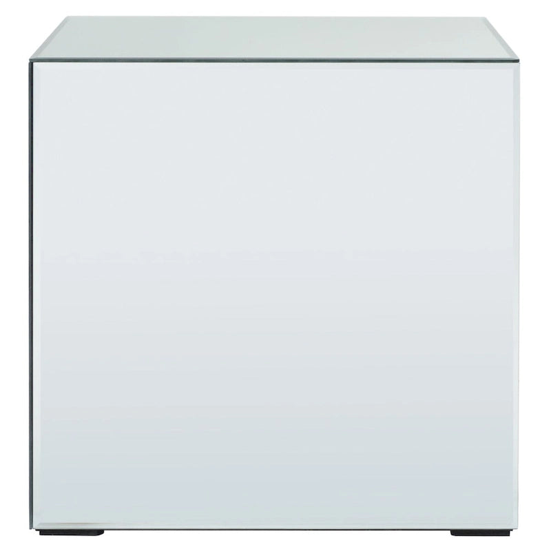SAFAVIEH Hlin verspiegelter Beistelltisch – 40,6 cm B x 40,6 cm T x 40,6 cm H – 40,6 cm B x 40,6 cm T x 40,6 cm H