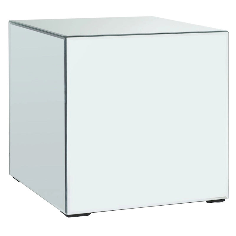 SAFAVIEH Hlin verspiegelter Beistelltisch – 40,6 cm B x 40,6 cm T x 40,6 cm H – 40,6 cm B x 40,6 cm T x 40,6 cm H