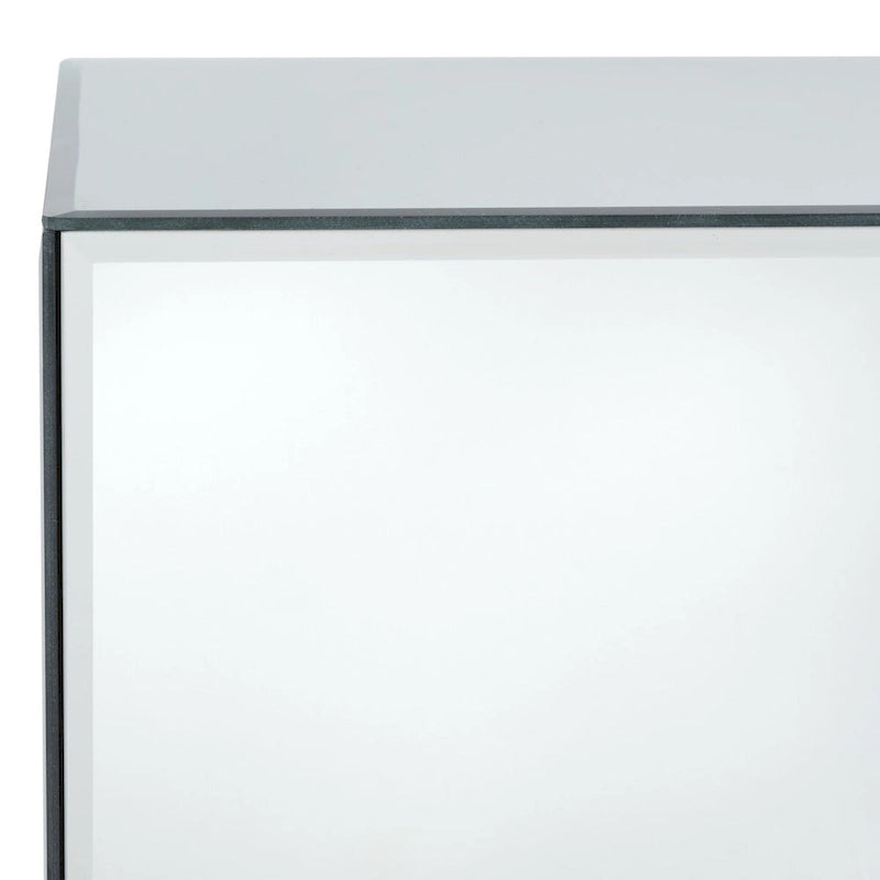 SAFAVIEH Hlin verspiegelter Beistelltisch – 40,6 cm B x 40,6 cm T x 40,6 cm H – 40,6 cm B x 40,6 cm T x 40,6 cm H