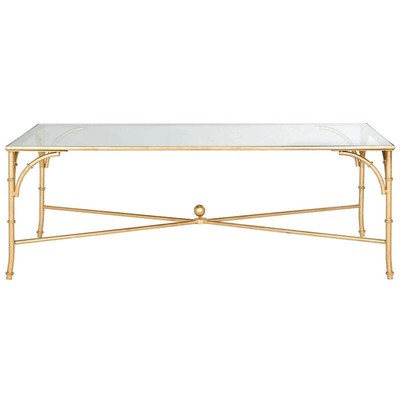 SAFAVIEH Telke Gold Couchtisch - 50 x 26 x 18 - 50B x 26T x 18H