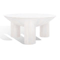 SAFAVIEH Couture Isavella Rd Couchtisch aus Holz – 89 cm B x 89 cm T x 41 cm H – 89Bx89Tx41H
