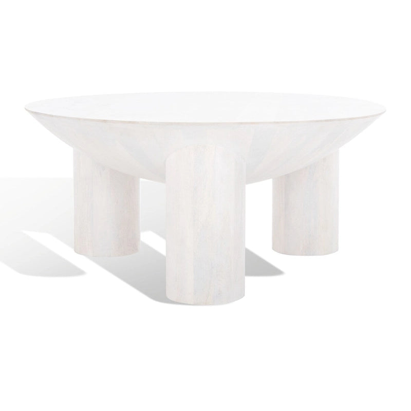 SAFAVIEH Couture Isavella Rd Couchtisch aus Holz – 89 cm B x 89 cm T x 41 cm H – 89Bx89Tx41H