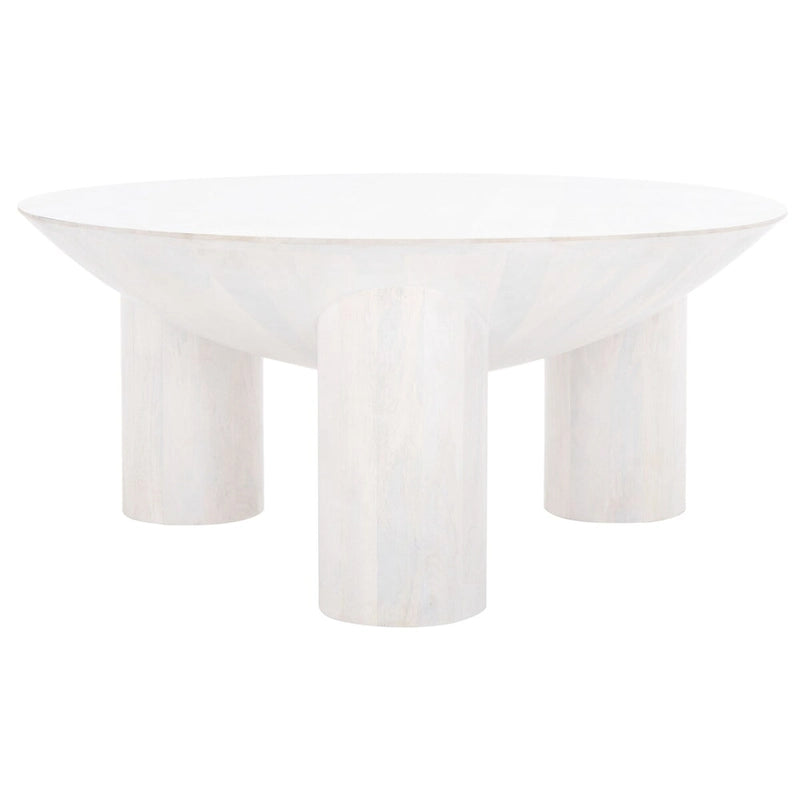 SAFAVIEH Couture Isavella Rd Couchtisch aus Holz – 89 cm B x 89 cm T x 41 cm H – 89Bx89Tx41H