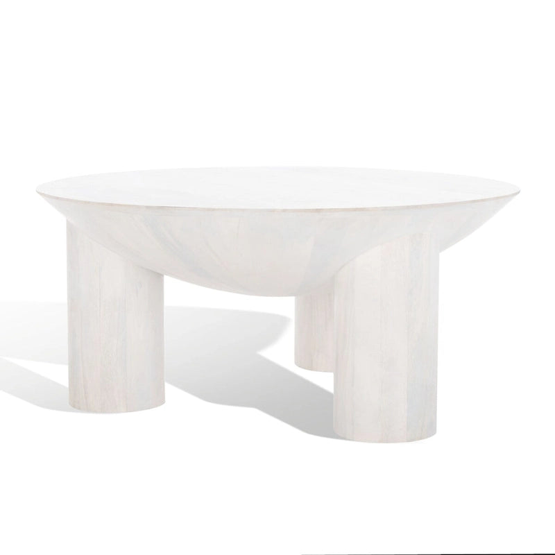 SAFAVIEH Couture Isavella Rd Couchtisch aus Holz – 89 cm B x 89 cm T x 41 cm H – 89Bx89Tx41H