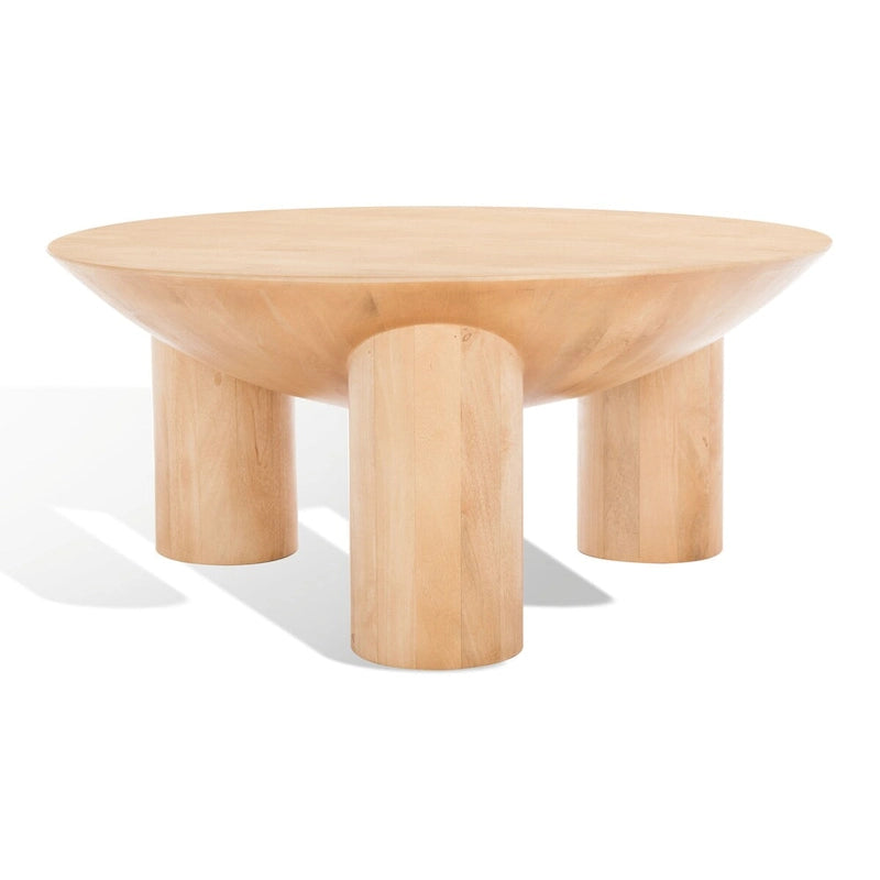 SAFAVIEH Couture Isavella Rd Couchtisch aus Holz – 89 cm B x 89 cm T x 41 cm H – 89Bx89Tx41H