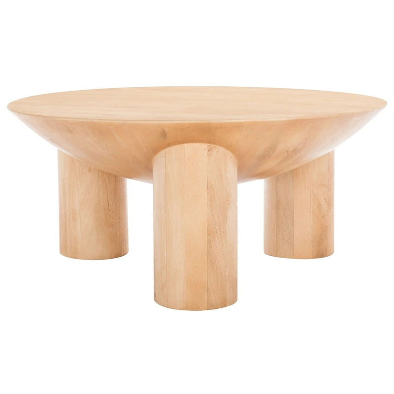 SAFAVIEH Couture Isavella Rd Couchtisch aus Holz – 89 cm B x 89 cm T x 41 cm H – 89Bx89Tx41H