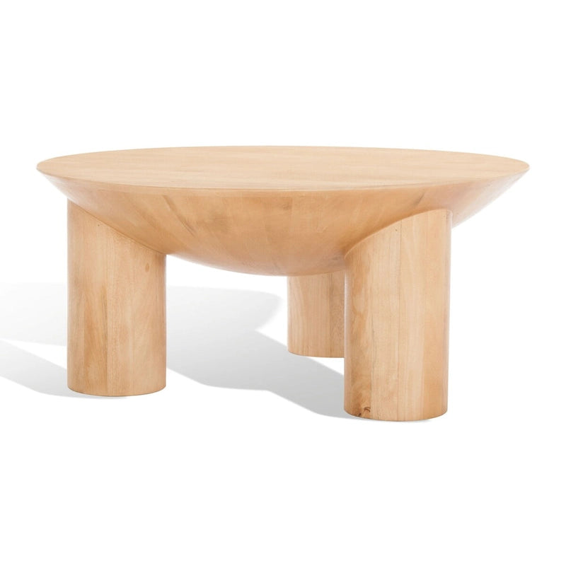 SAFAVIEH Couture Isavella Rd Couchtisch aus Holz – 89 cm B x 89 cm T x 41 cm H – 89Bx89Tx41H