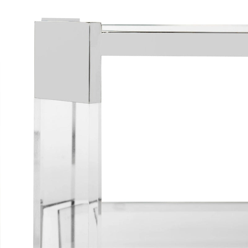 SAFAVIEH Couture Begoa Couchtisch aus Klarglas – 58 B x 26 L x 16 H – 58Bx26Tx16H