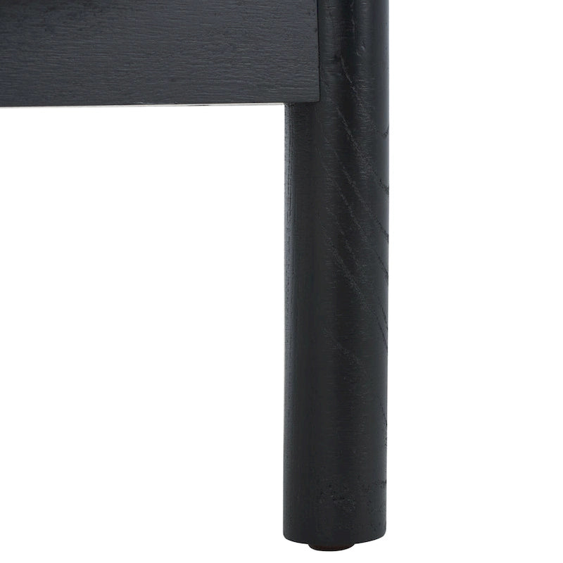 SAFAVIEH Couture Beistelltisch Alberdine aus Rattan/Glas – 58 cm B x 58 cm T x 61 cm H – 58B x 58T x 61H