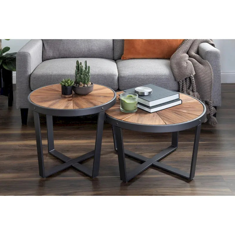 Kate und Laurel Gerhardt Runder Couchtisch - 24x24x15,5