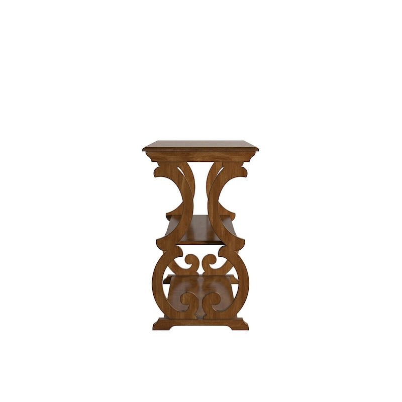 Lorraine Wood Scroll TV-Ständer Sofatisch von iNSPIRE Q Classic