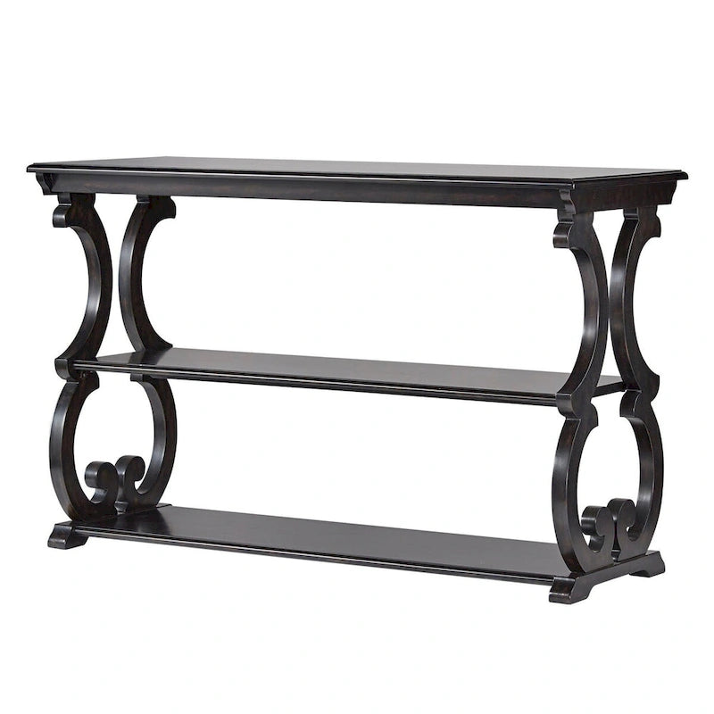 Lorraine Wood Scroll TV-Ständer Sofatisch von iNSPIRE Q Classic