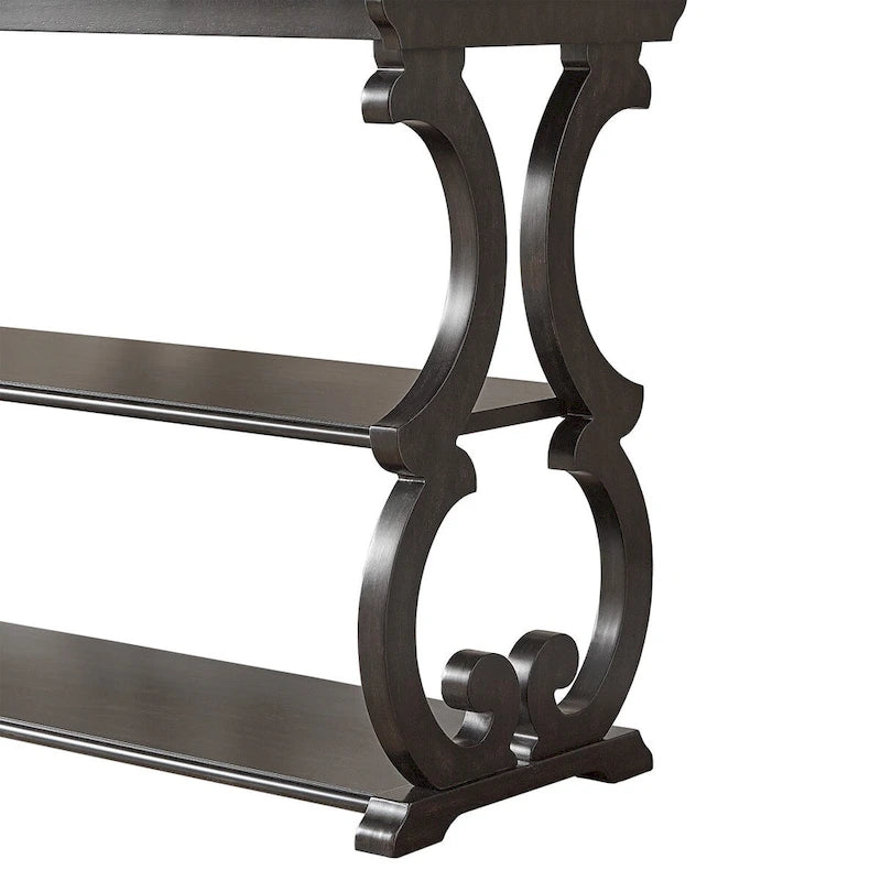 Lorraine Wood Scroll TV-Ständer Sofatisch von iNSPIRE Q Classic