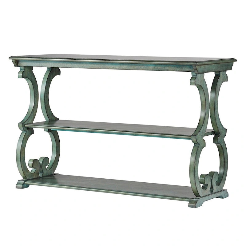 Lorraine Wood Scroll TV-Ständer Sofatisch von iNSPIRE Q Classic
