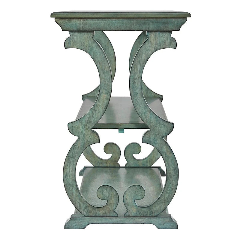 Lorraine Wood Scroll TV-Ständer Sofatisch von iNSPIRE Q Classic