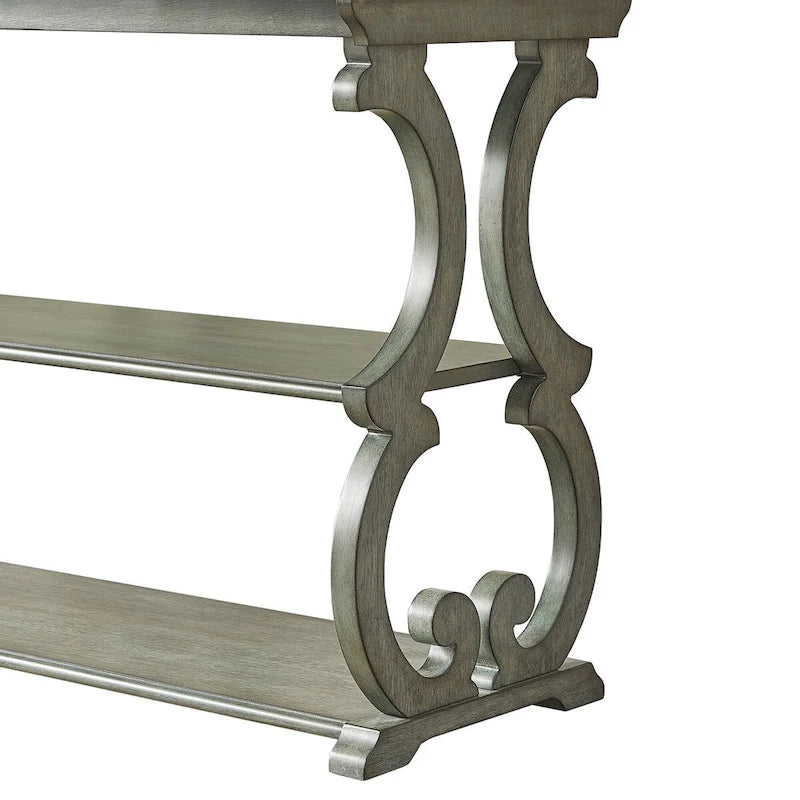 Lorraine Wood Scroll TV-Ständer Sofatisch von iNSPIRE Q Classic