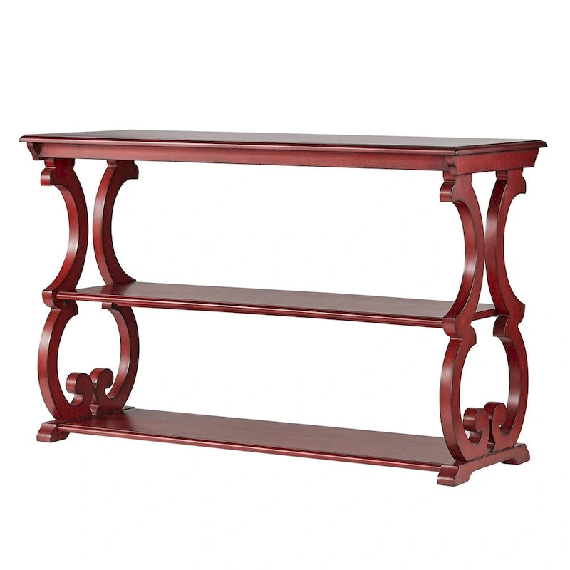 Lorraine Wood Scroll TV-Ständer Sofatisch von iNSPIRE Q Classic