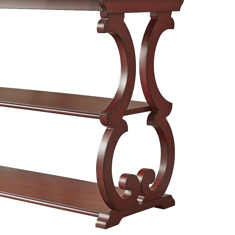 Lorraine Wood Scroll TV-Ständer Sofatisch von iNSPIRE Q Classic