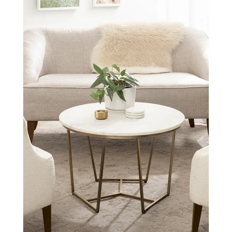 Kate and Laurel Solvay Couchtisch aus Holz und Metall