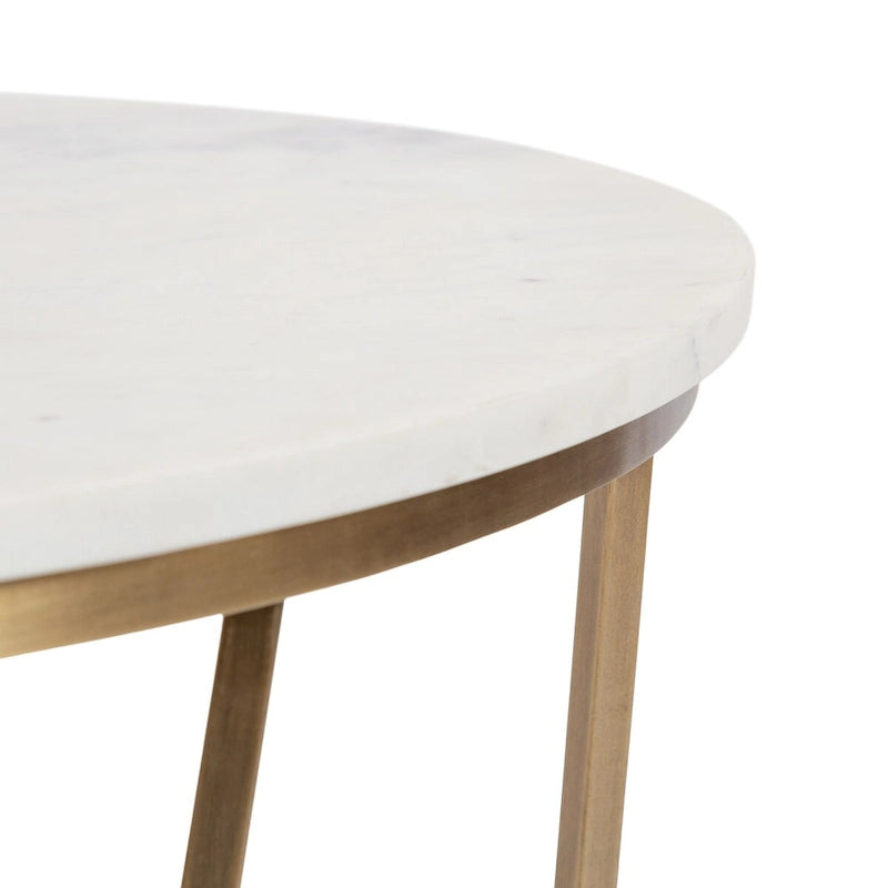 Kate and Laurel Solvay Couchtisch aus Holz und Metall
