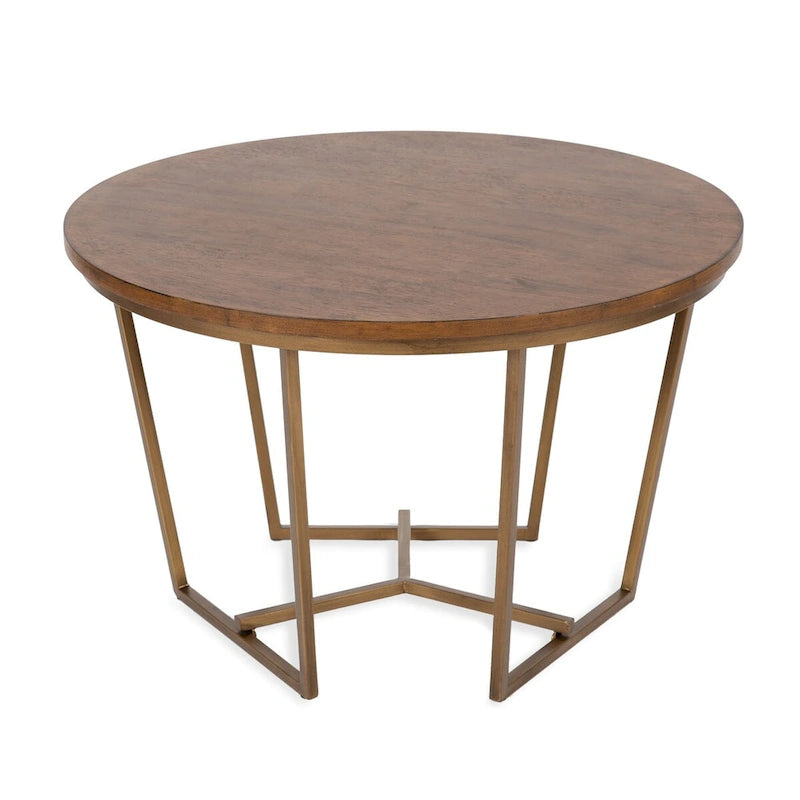 Kate and Laurel Solvay Couchtisch aus Holz und Metall