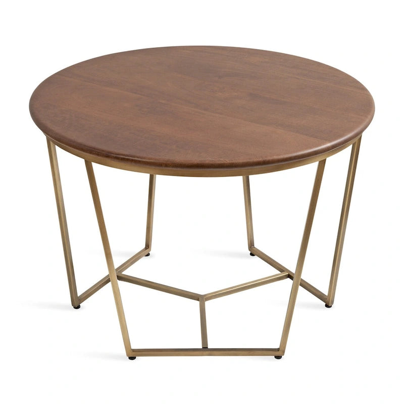 Kate and Laurel Solvay Couchtisch aus Holz und Metall