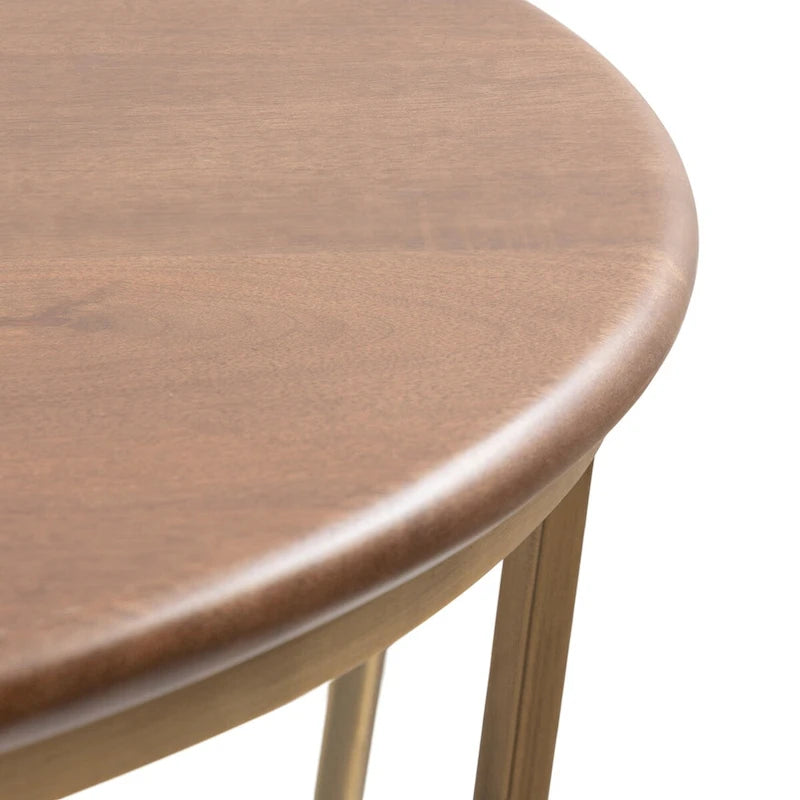 Kate and Laurel Solvay Couchtisch aus Holz und Metall