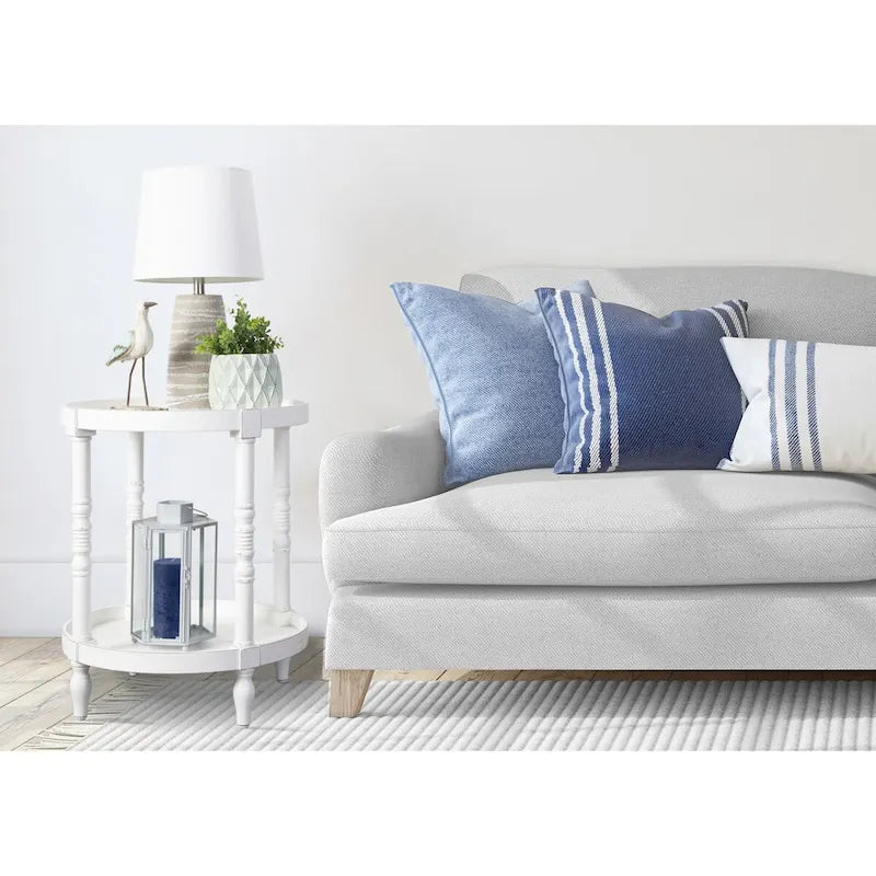 Kate and Laurel Bellport Runder Beistelltisch aus Holz