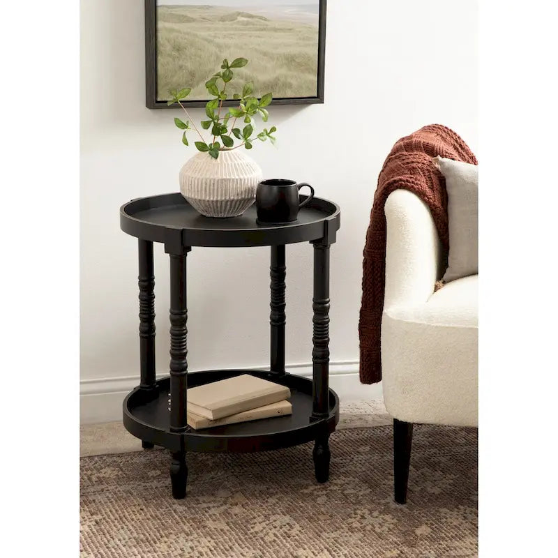 Kate and Laurel Bellport Runder Beistelltisch aus Holz
