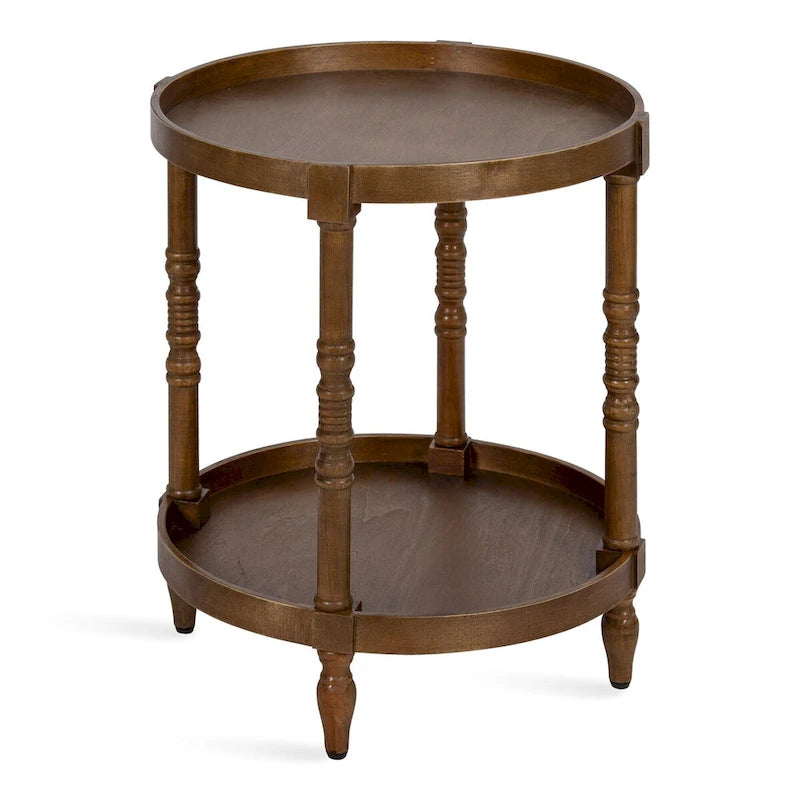 Kate and Laurel Bellport Runder Beistelltisch aus Holz